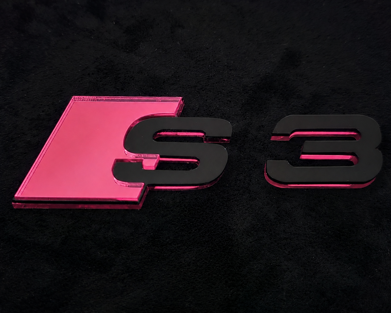 Audi S series Mirror Rear Badge