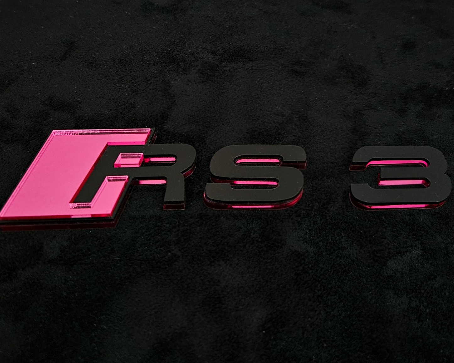 Audi RS series Mirror Rear Badge