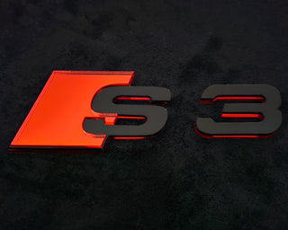 Audi S series Mirror Rear Badge