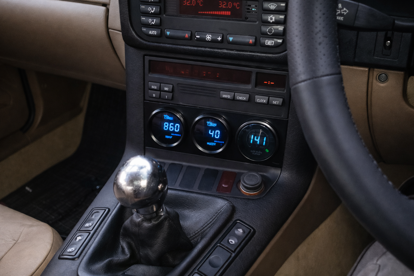 BMW E36 Triple Gauge Pod