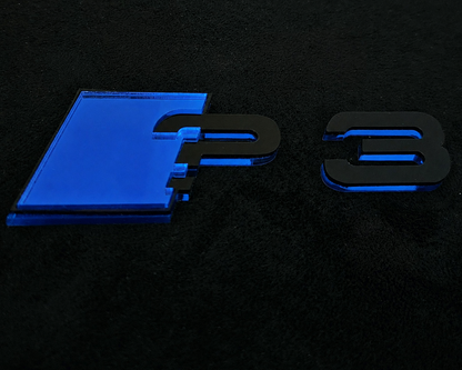 Audi ? series Mirror Rear Badge