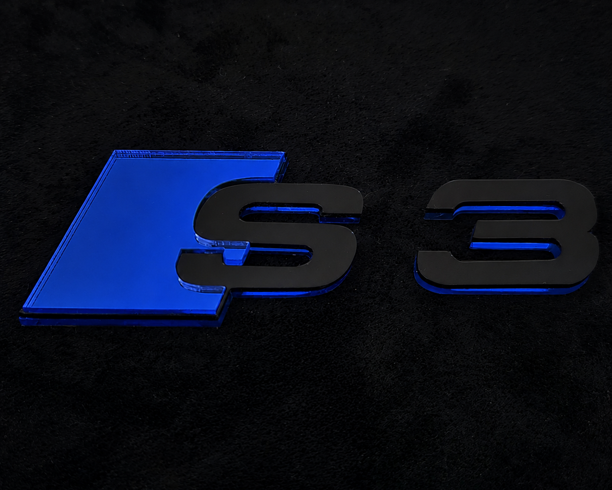 Audi S series Mirror Rear Badge