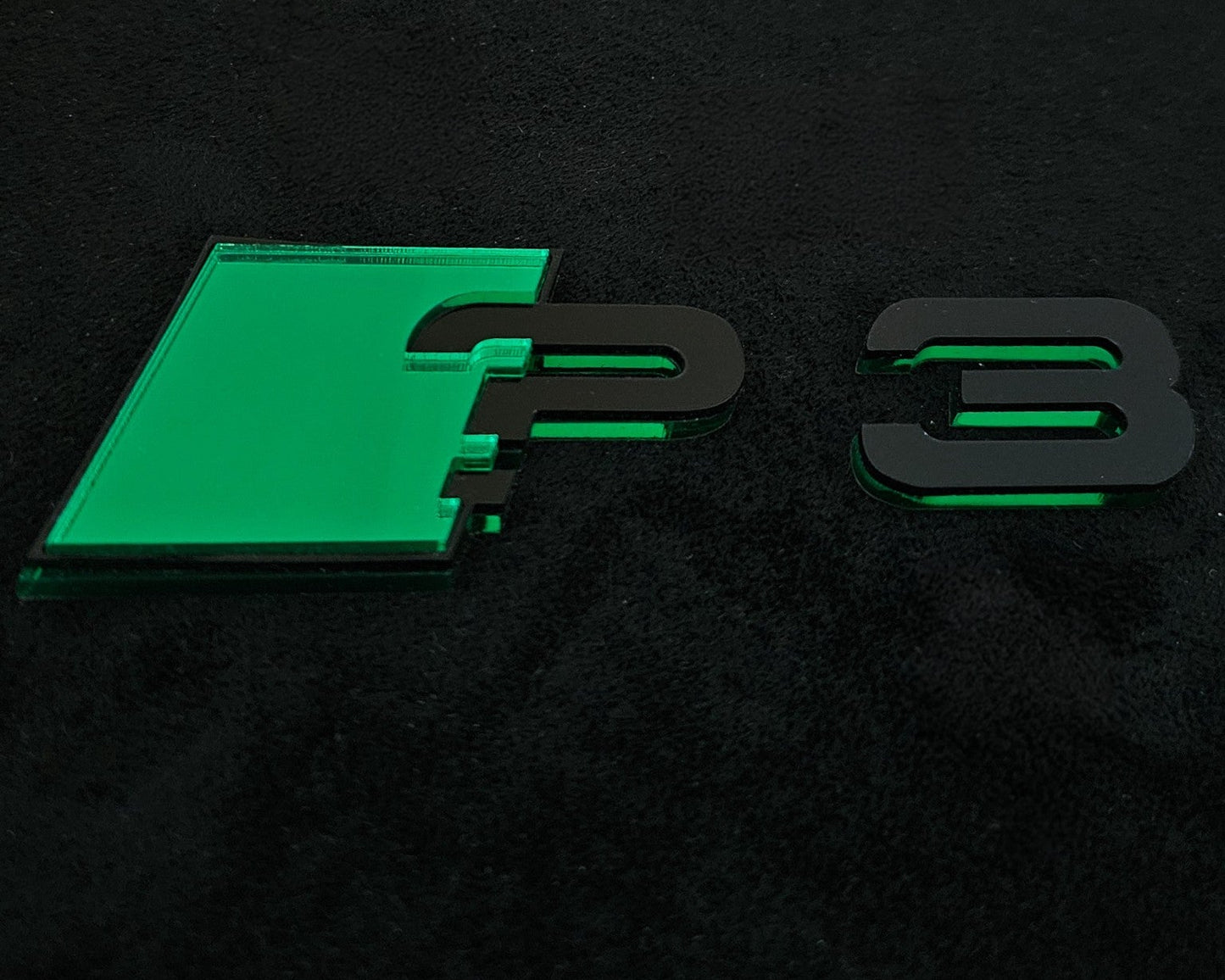 Audi ? series Mirror Rear Badge