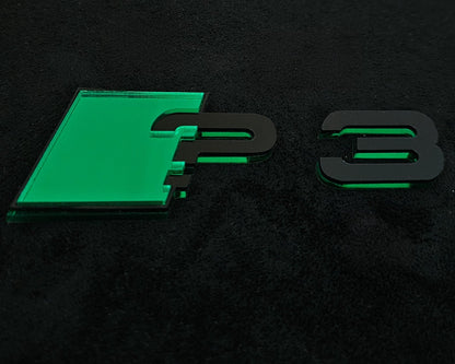 Audi ? series Mirror Rear Badge