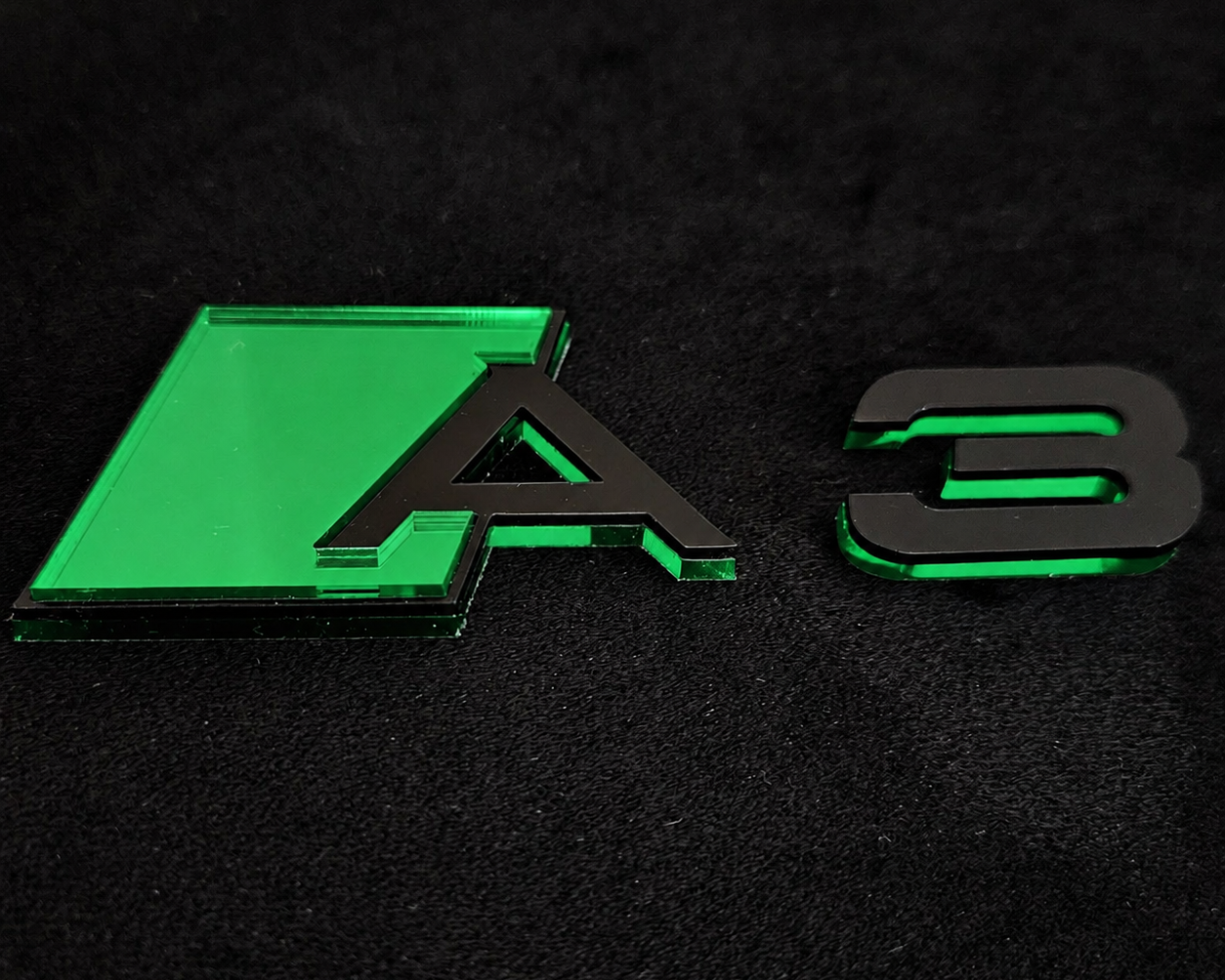 Audi A series Mirror Rear Badge