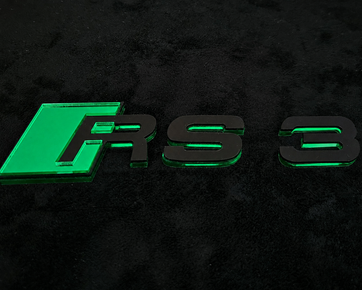 Audi RS series Mirror Rear Badge