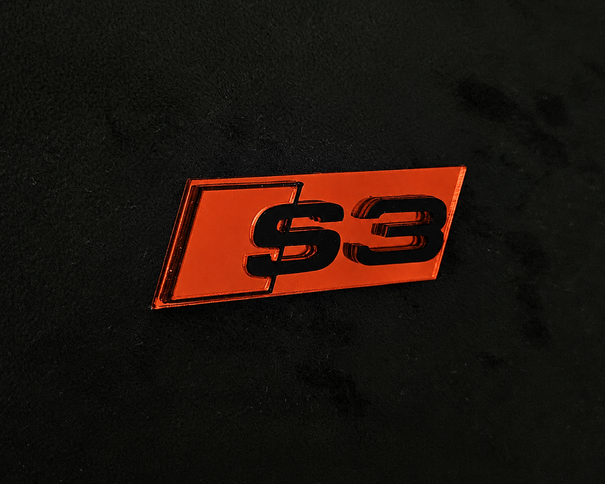 Audi S series Mirror Rear Badge