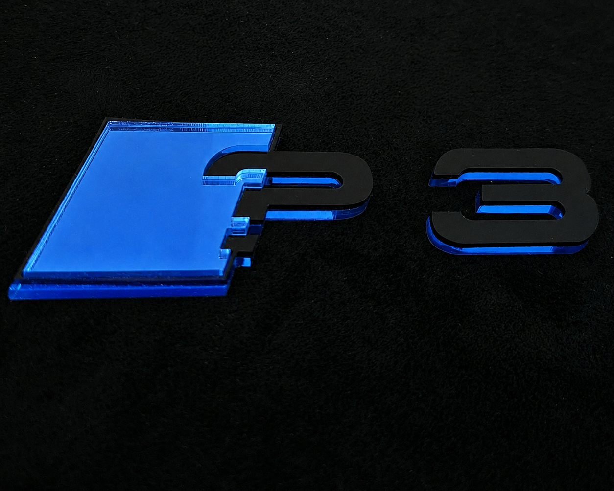 Audi ? series Mirror Rear Badge