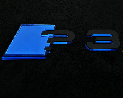 Audi ? series Mirror Rear Badge