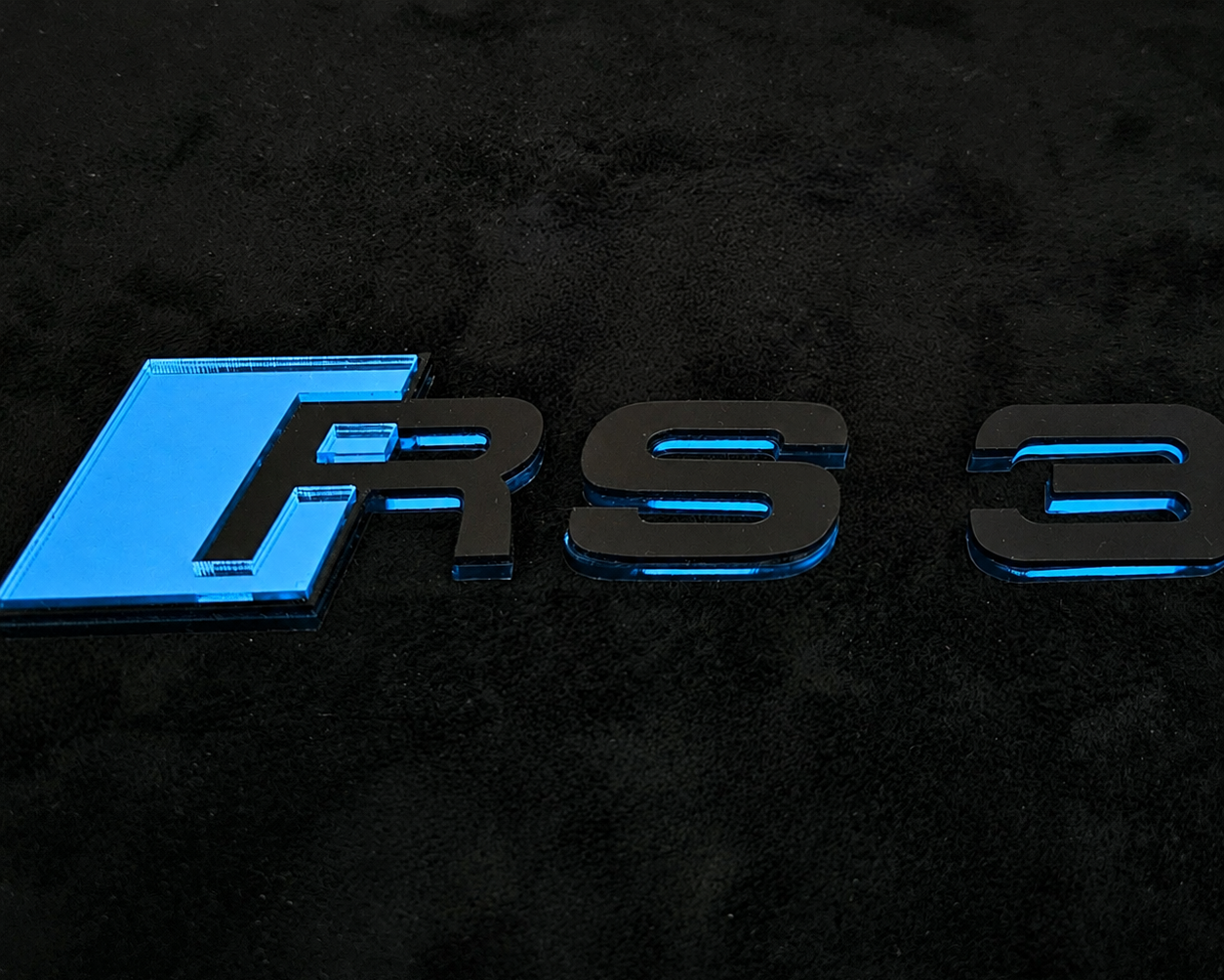 Audi RS series Mirror Rear Badge