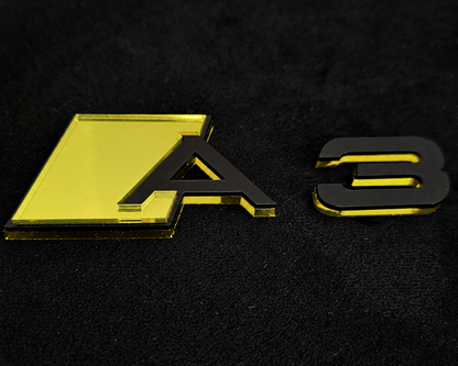 Audi A series Mirror Rear Badge