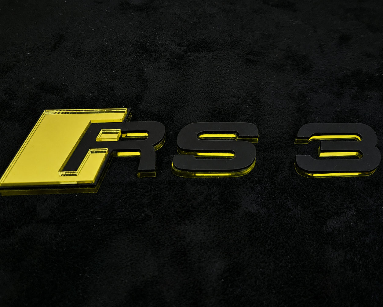 Audi RS series Mirror Rear Badge