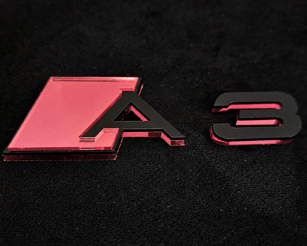 Audi A series Mirror Rear Badge