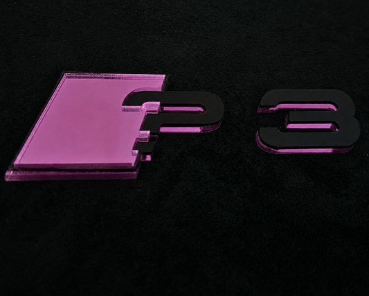 Audi ? series Mirror Rear Badge