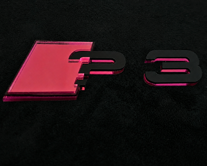 Audi ? series Mirror Rear Badge