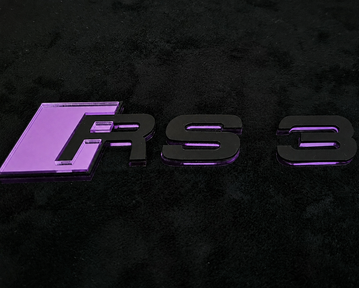 Audi RS series Mirror Rear Badge