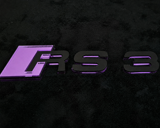 Audi RS series Mirror Rear Badge