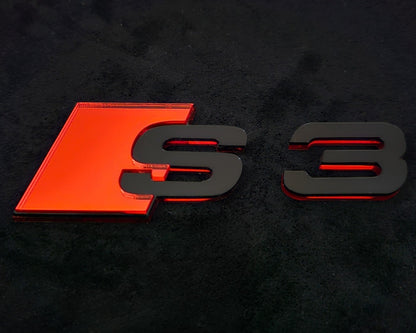 Audi S series Mirror Rear Badge