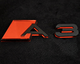 Audi A series Mirror Rear Badge