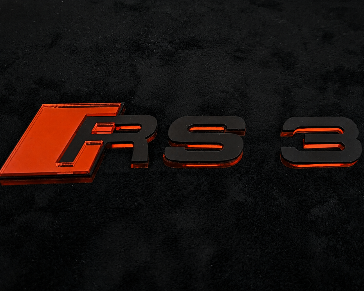 Audi RS series Mirror Rear Badge