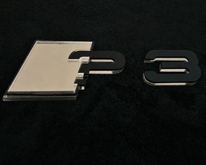 Audi ? series Mirror Rear Badge