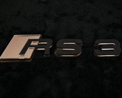 Audi RS series Mirror Rear Badge